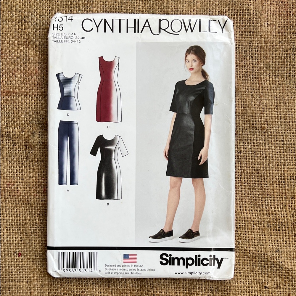 Cynthia Rowley Sewing Pattern